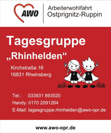Tagesgruppe "Rhinhelden"