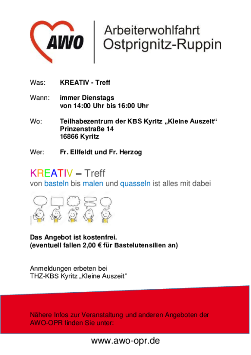 THZ Kyritz Flyer Kreativ