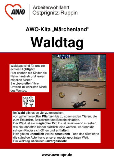 Waldtag Kita Märchenland