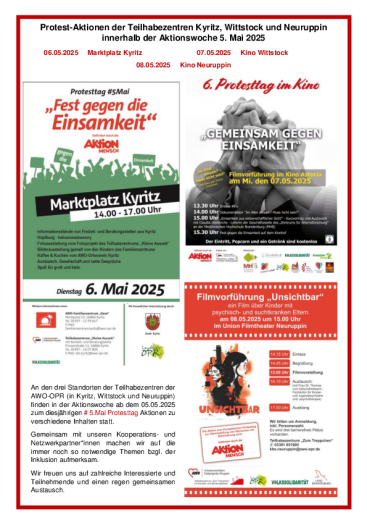THZ - Protesttage 2025