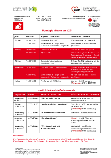 2025-12 Monatsplan OASE