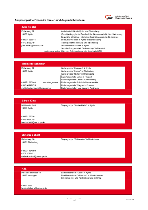 Ansprechpartner KJHV