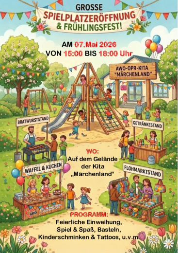 Spielplatzeröffnung Kita Märchenland