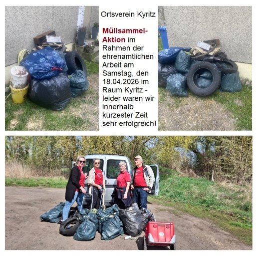 OV Kyritz - Müllsammelaktion April 2026