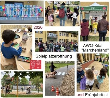 Spielplatzeröffnung AWO-Kita Märchenland