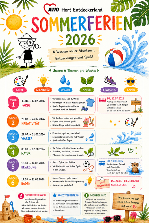 Sommerferien-Angebote 2026